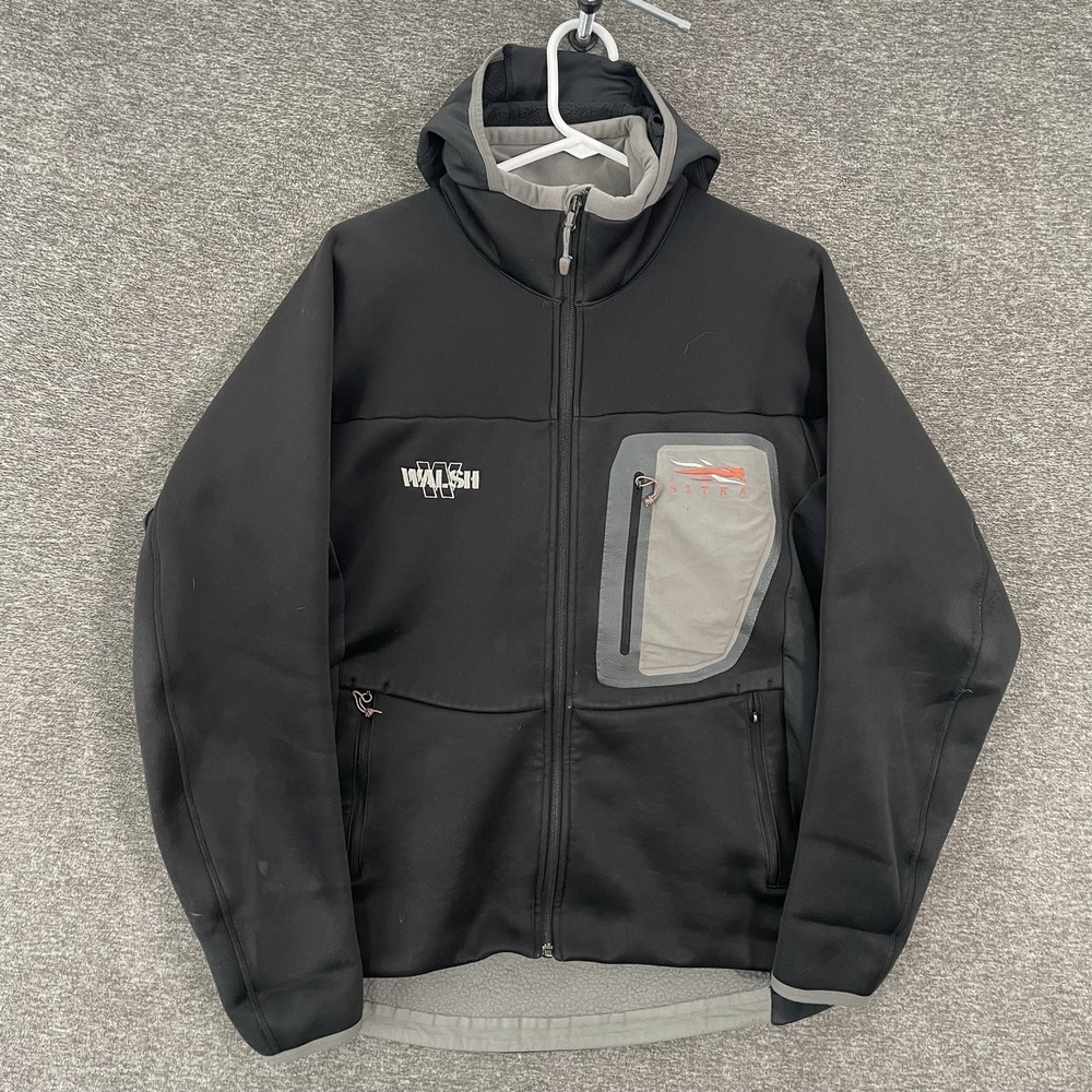 Sitka Gear Traverse All Weather Hoody Men's M Black Softshell Hunting Hiking